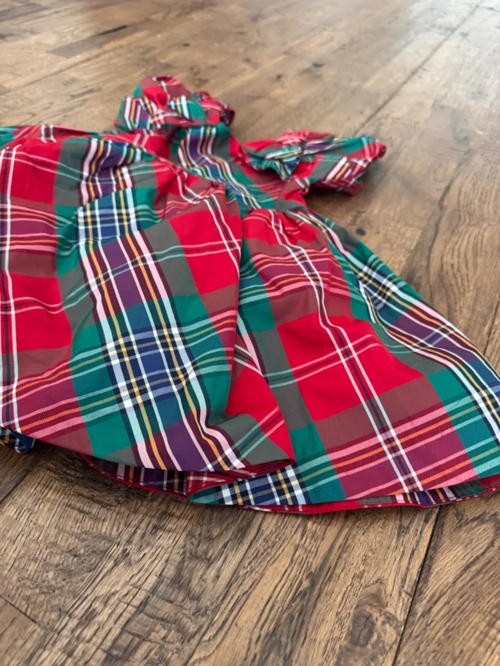 Janie & Jack Bradbury Red The Tartan Plaid Dress Holiday Christmas 6 12 Months